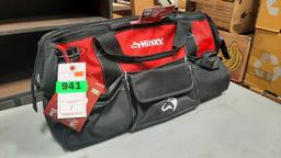 Husky 22 in. Spring Loaded Tool Bag