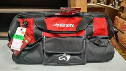 Husky 22 in. Spring Loaded Tool Bag