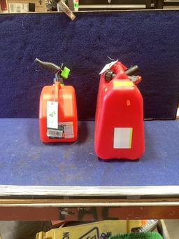Lot of (2) Gas Cans