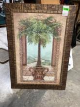 Framed Palm Tree Print