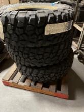 (3) BF Goodrich Mud-Terrain Tires