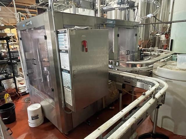 Palmer Rotary 12 Head Can Filler and DePalletizer