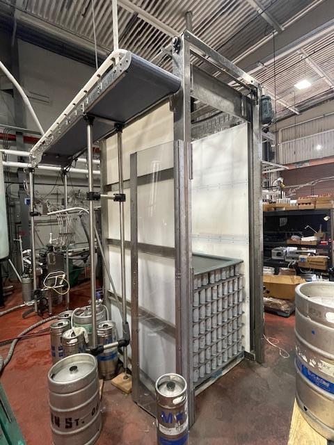 Palmer Rotary 12 Head Can Filler and DePalletizer