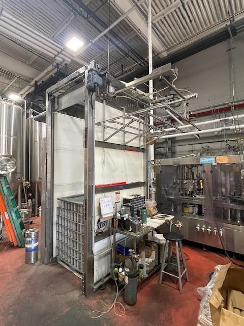 Palmer Rotary 12 Head Can Filler and DePalletizer