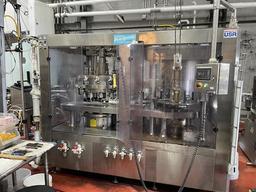 Palmer Rotary 12 Head Can Filler and DePalletizer