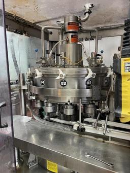 Palmer Rotary 12 Head Can Filler and DePalletizer