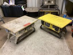 (2) CEP construction electrical 50amp single phase power box