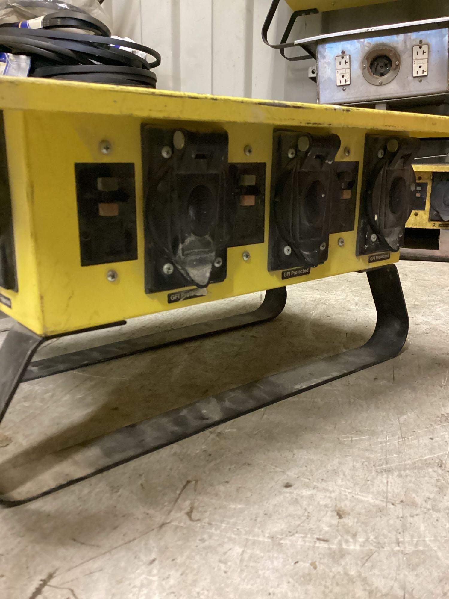 (2) CEP construction electrical 50amp single phase power box
