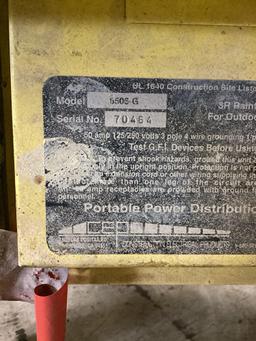 (2) CEP construction electrical 50amp single phase power box