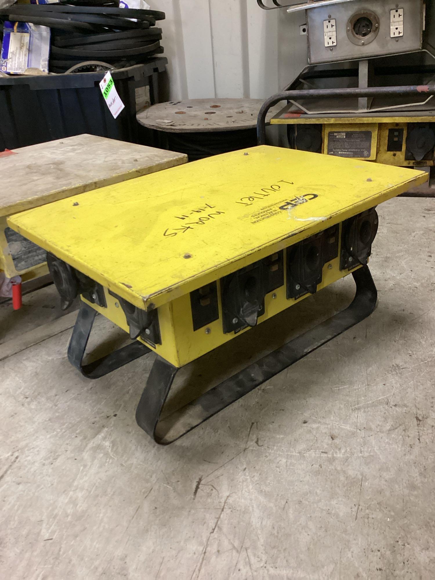(2) CEP construction electrical 50amp single phase power box