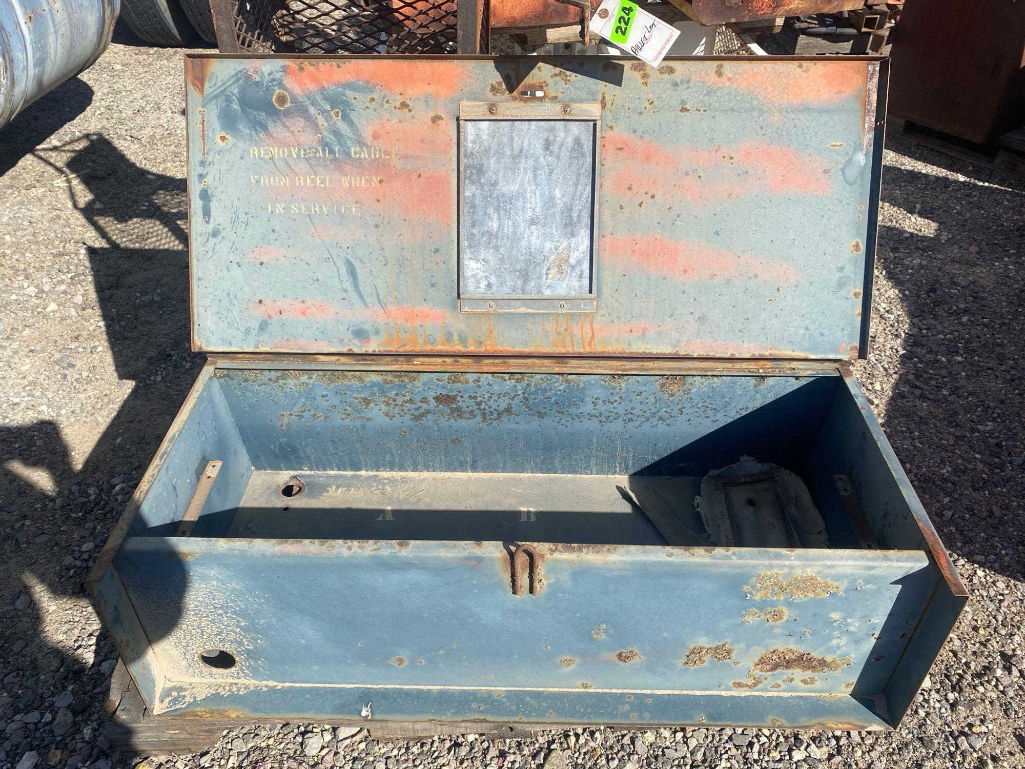 Pallet Lot Of Steel Containers