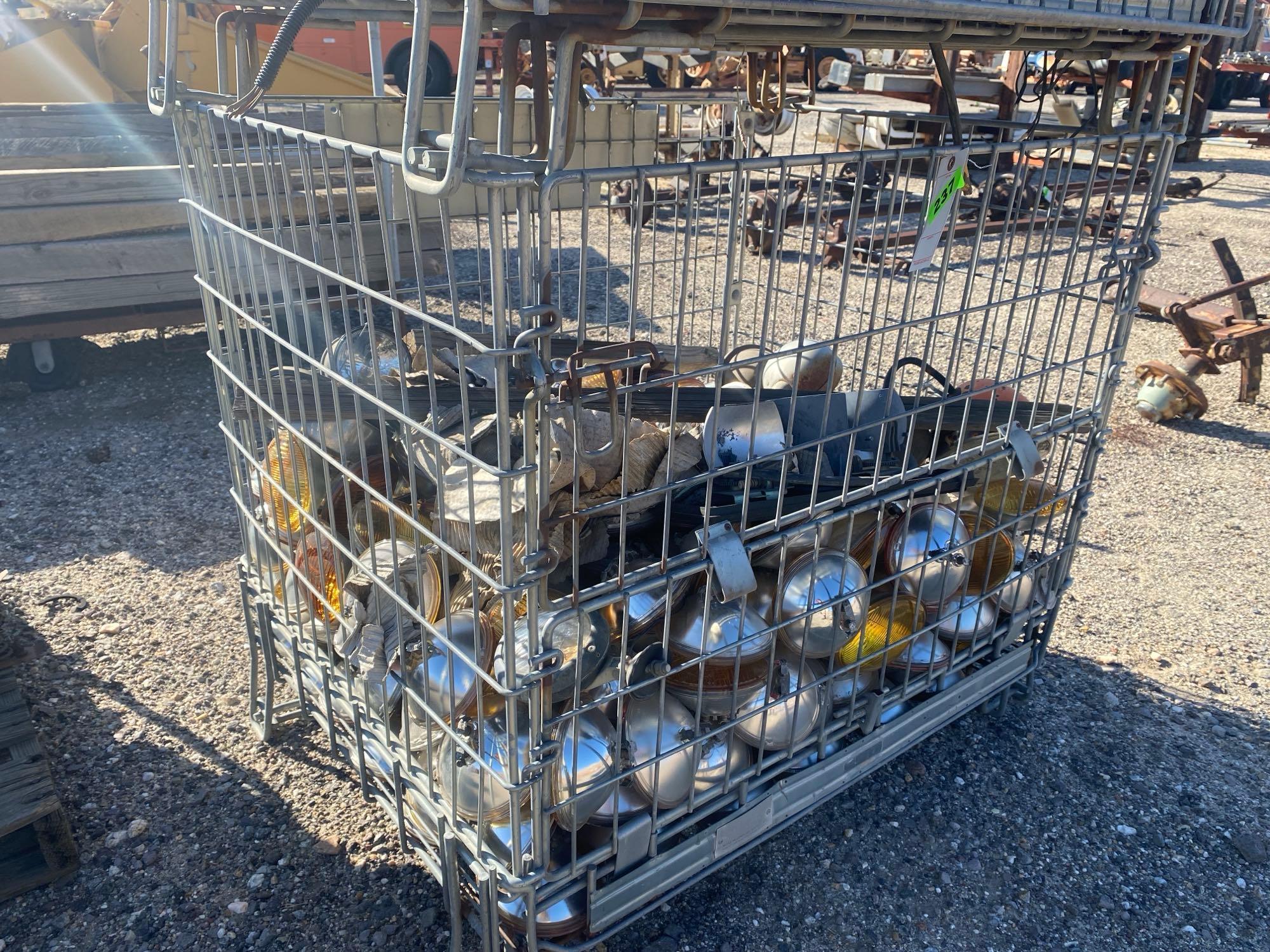 Steel Wire Cage With Contents