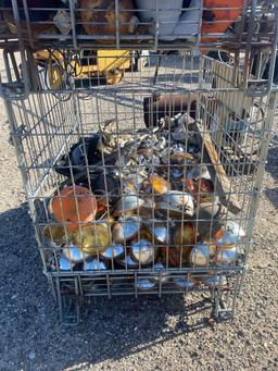 Steel Wire Cage With Contents