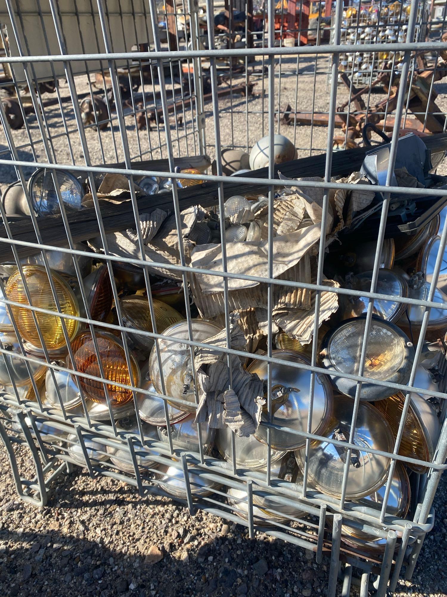 Steel Wire Cage With Contents