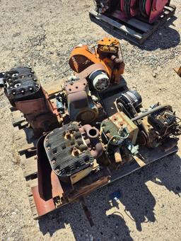 Pallet Lot of Wisconsin Motors air-cooled engines