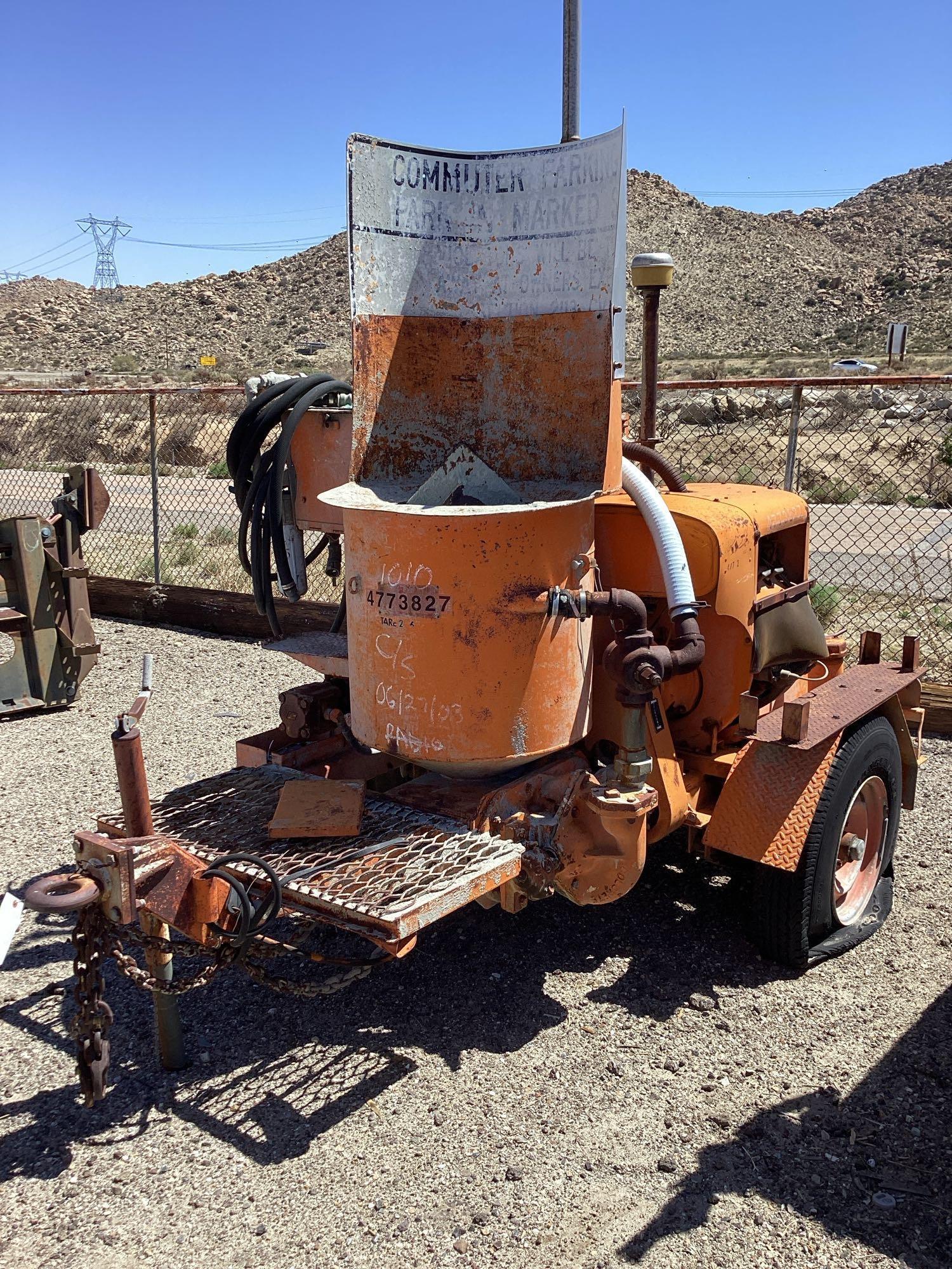Acker Concrete Grout Pump