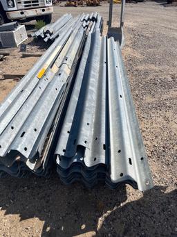 Bulk Lot of Guard Rail Metal