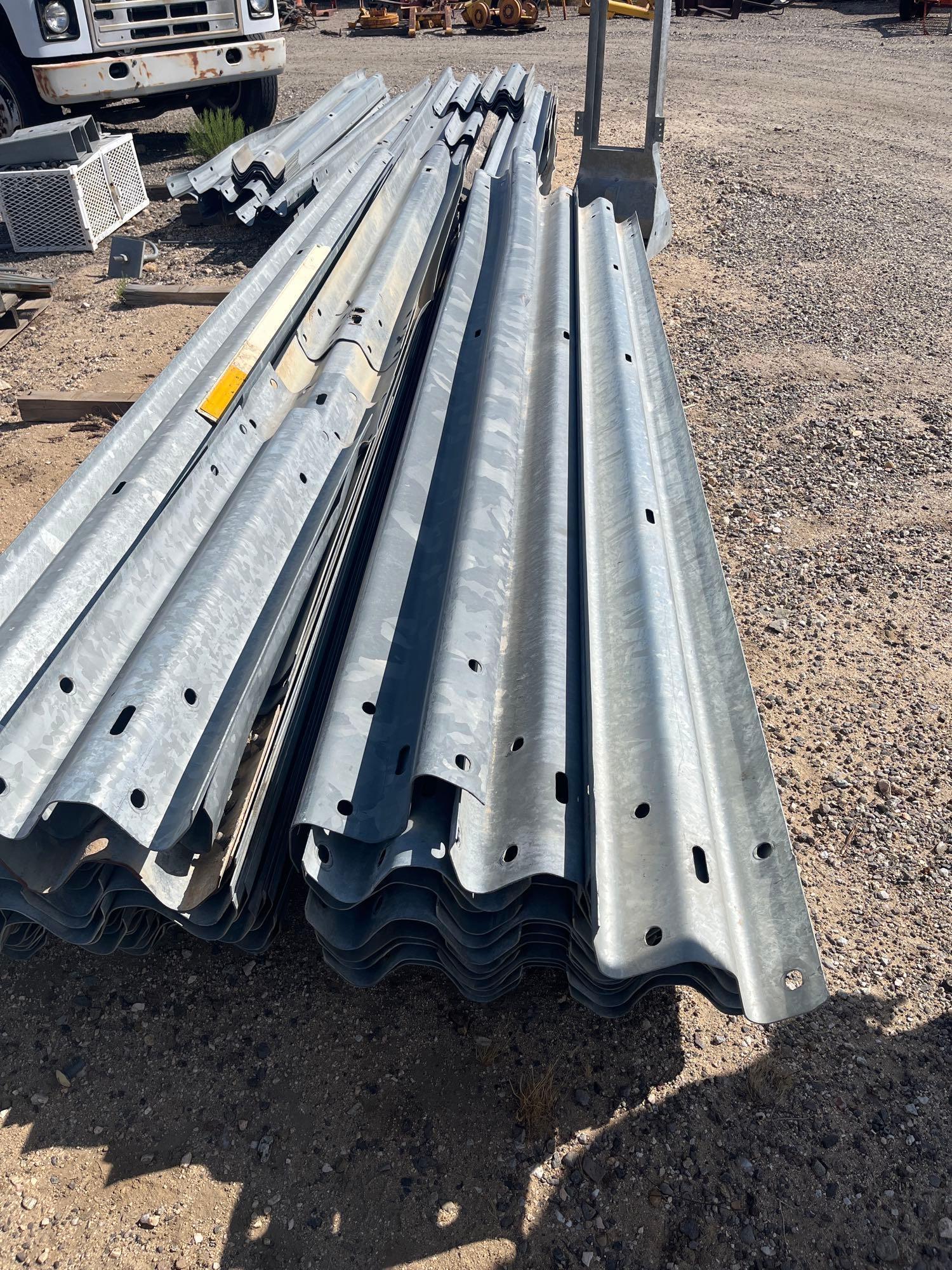 Bulk Lot of Guard Rail Metal
