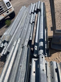 Bulk Lot of Guard Rail Metal