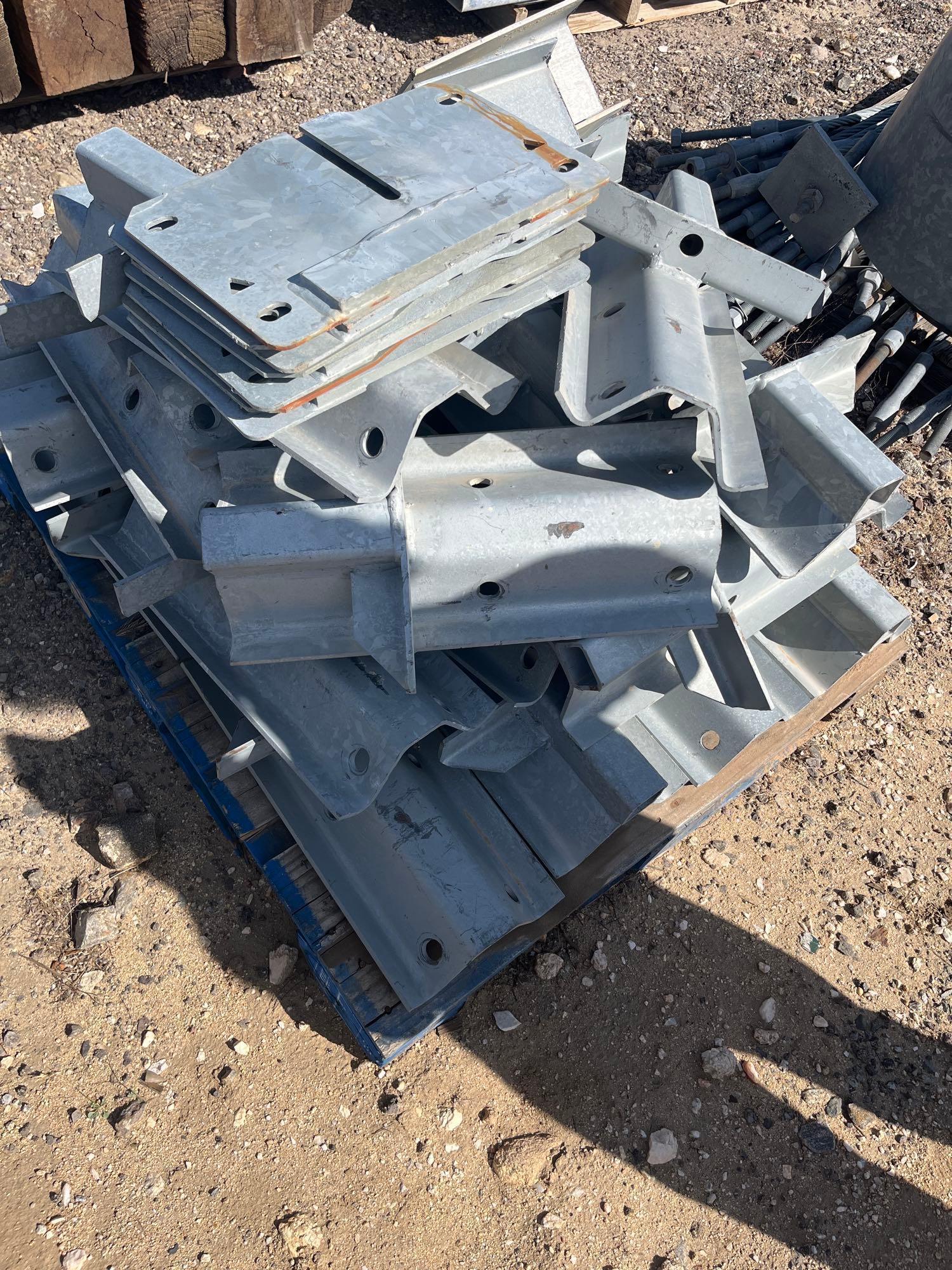 Bulk Lot of Guard Rail Metal