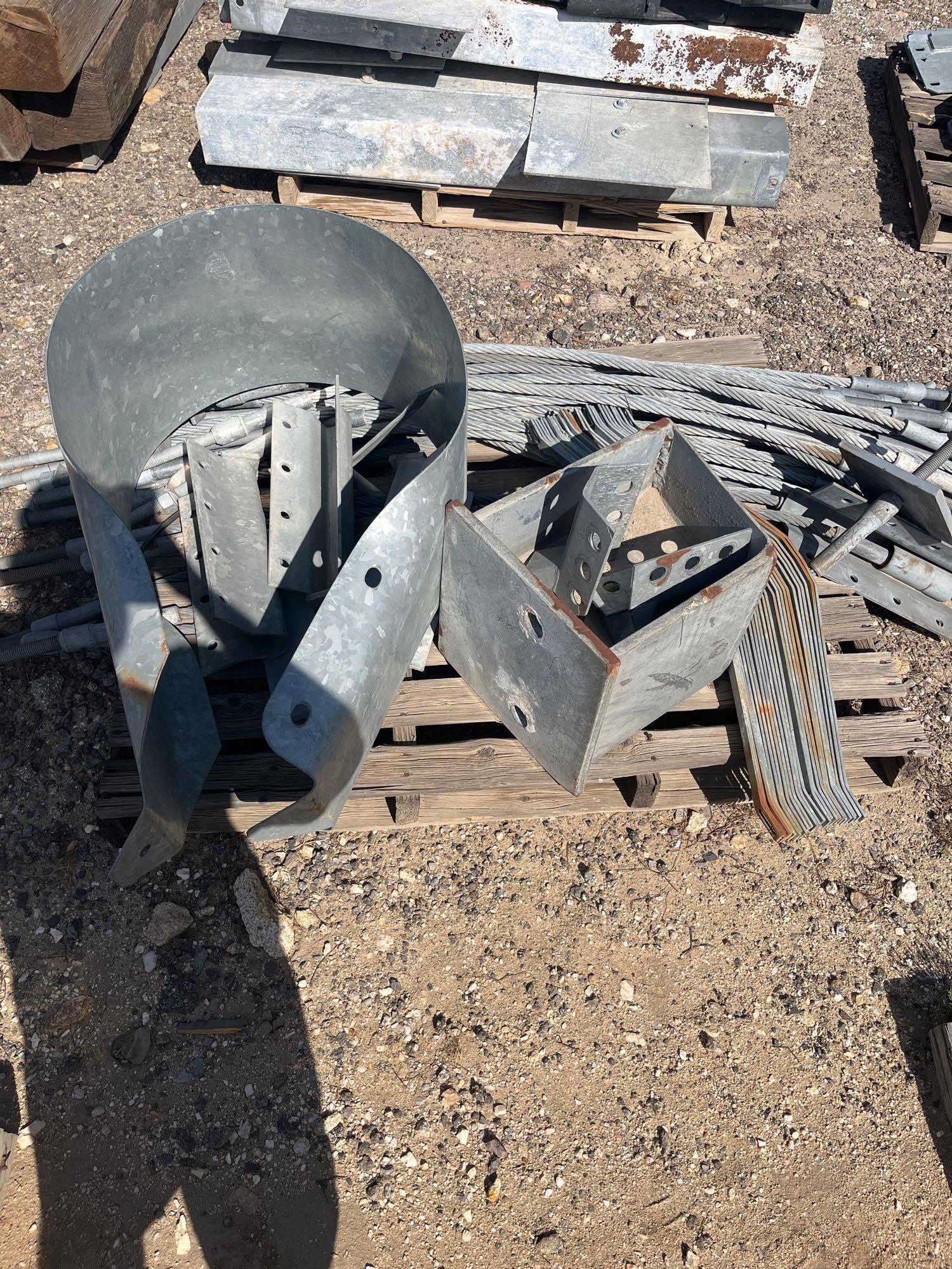Bulk Lot of Guard Rail Metal