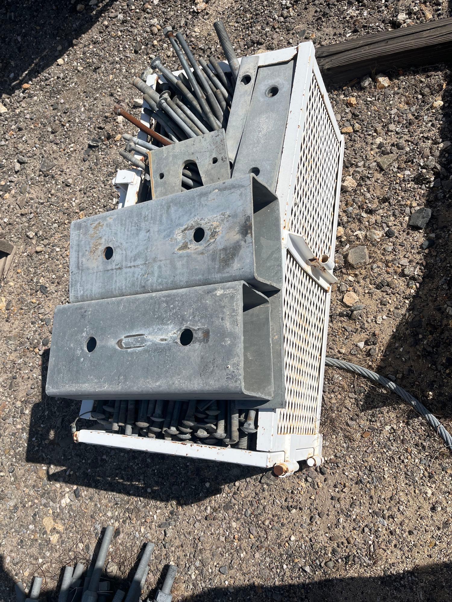 Bulk Lot of Guard Rail Metal