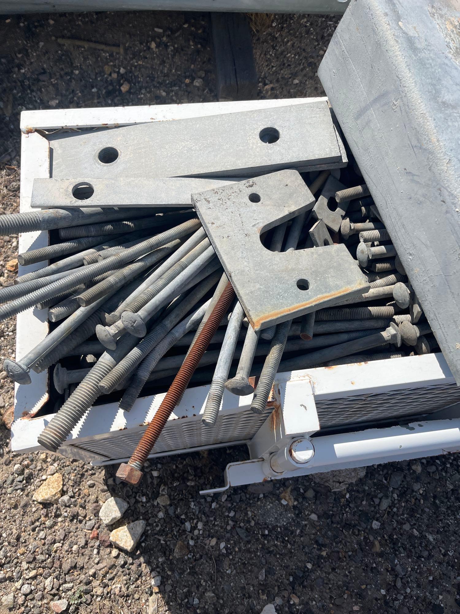 Bulk Lot of Guard Rail Metal