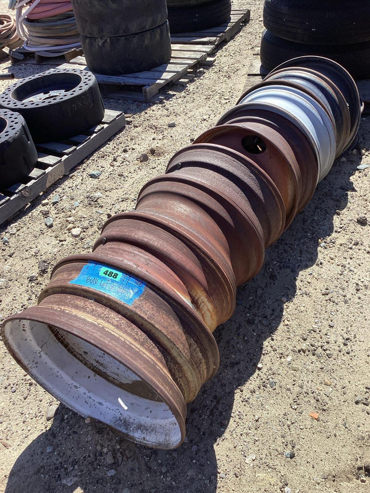 Bulk lot of assorted rims