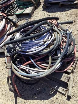 Pallet lot of assorted hoses