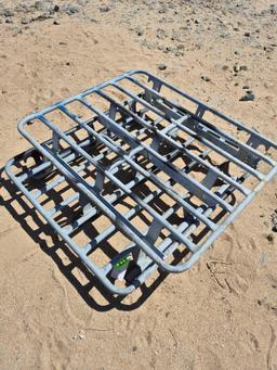 (2) Metal Pallets / Rack