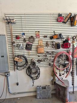 Wall Lot of Misc Tools/Items
