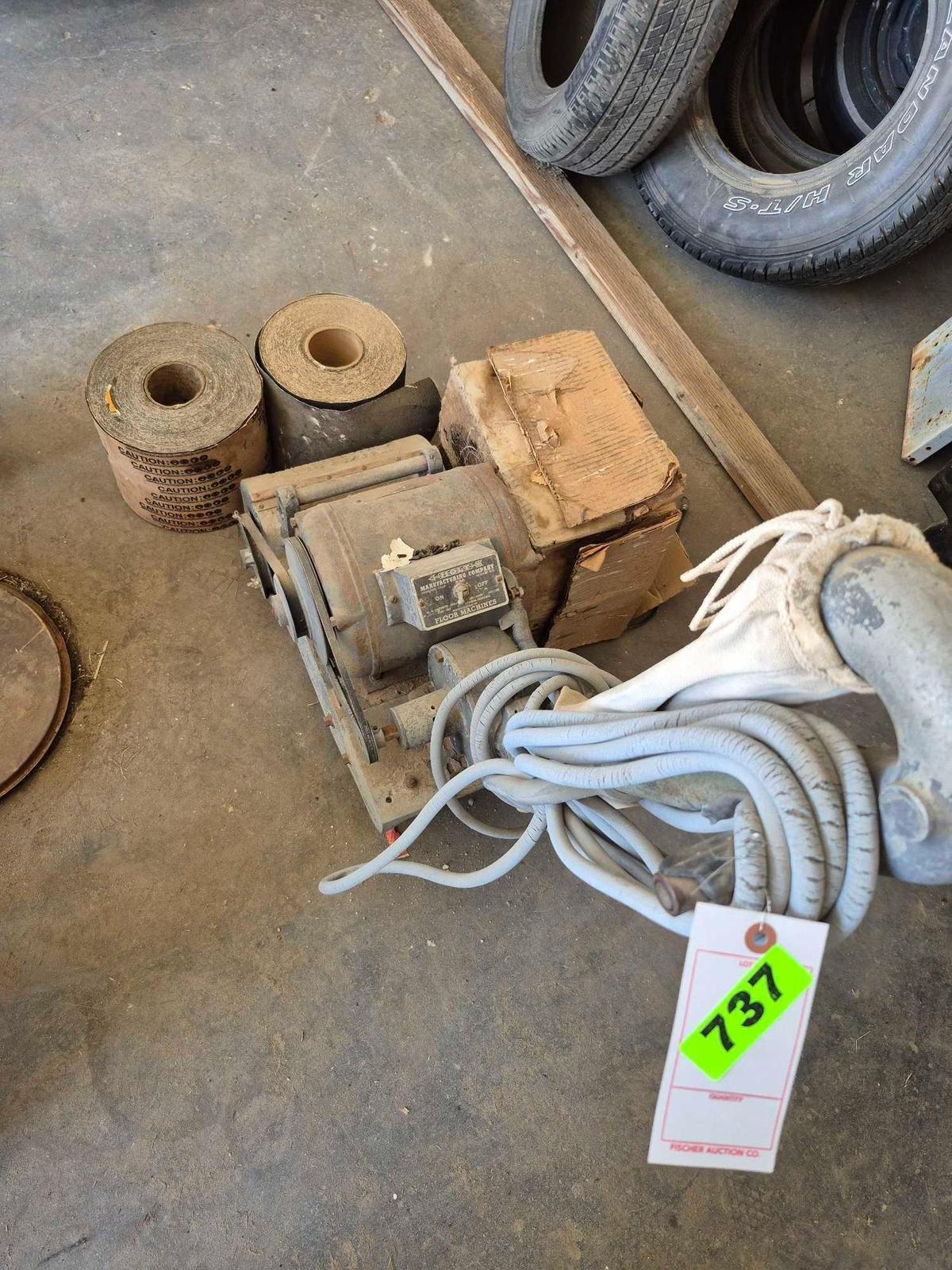 Floor Sander w/ Belts and Parts