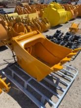 Large Wain Ray Rota Jaw Pneumatic Excavator Bucket