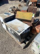 Pallet Lot Of Steel Containers