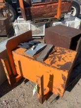 Pallet Lot Of Steel Containers