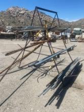Steel Rack With Contents