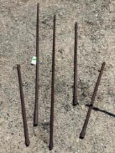 (20) assorted drill rods