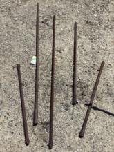 (15) assorted drill rods