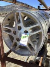 Lot of (8) assorted rims