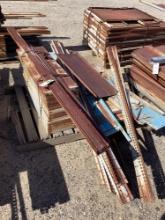 Pallet lot of rivet racking