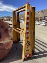 (2)8ft. steel beam supports