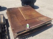Pallet Lot Of Steel Fence