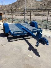 Diamond Single-Axle Tilt Trailer w/ Ramps