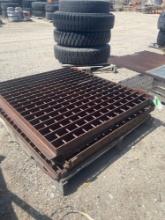 Pallet Lot Of Steel Grates