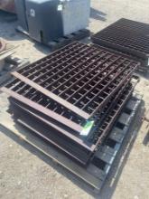 Pallet Lot Of Steel Grates