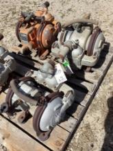 (2) Sandpiper pneumatic diaphragm pump