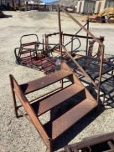 metal 3-step stairs