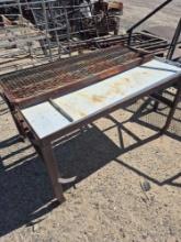 Metal Shelf 4ft 7in x 3ft x 2ft 6in