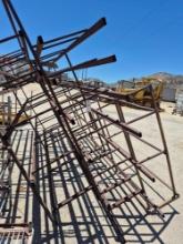 Lot of metal racks