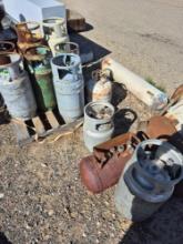 Lot of 15 Propane Tanks
